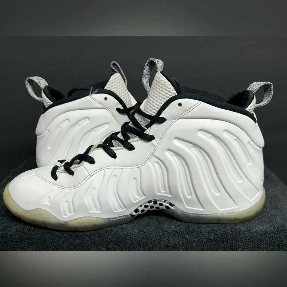 Nike Little Posite One GS “White Ice” 644791-102 Foamposite Shoes 6.5Y Women's 8